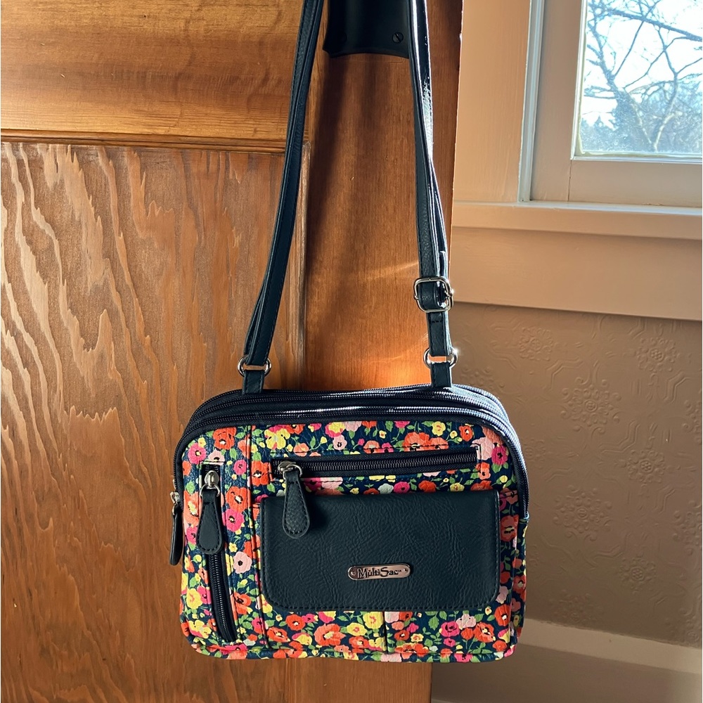 Multi Sac floral purse